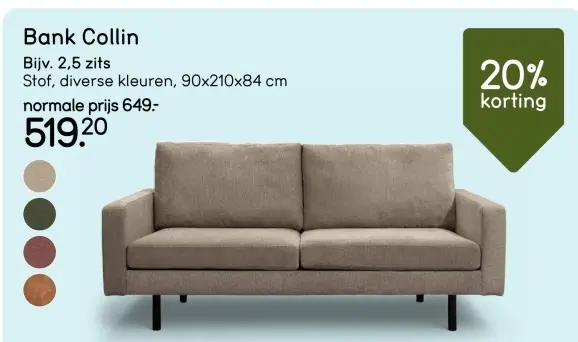 Aanbieding: Bank Collin