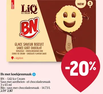Aanbieding: IJs met koekjessmaak