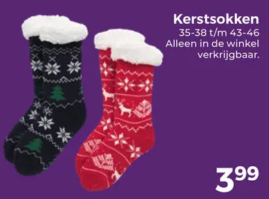 Aanbieding: Kerstsokken