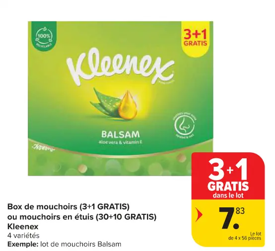 Offre: Box de mouchoirs