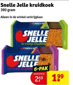 Aanbieding: Snelle Jelle kruidkoek