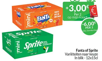 Aanbieding: Fanta of Sprite