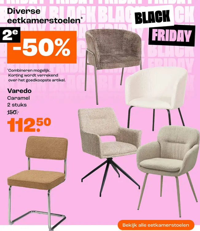 Aanbieding: Diverse eetkamerstoelen