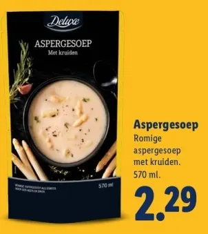 Aanbieding: Aspergesoep