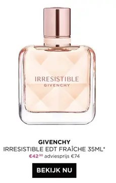 Aanbieding: Irresistible edt fraîche