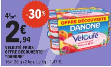 Offre: VELOUTÉ FRUIX OFFRE DÉCOUVERTE