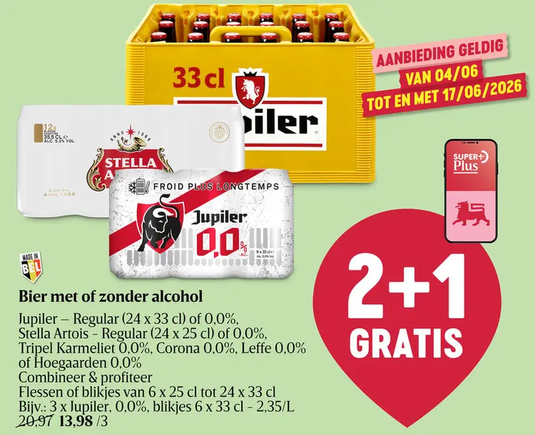 Promotie: Bier met of zonder alcohol