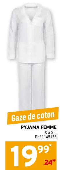 Offre: Pyjama femme