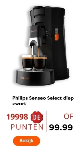 Aanbieding: Senseo Select diep zwart