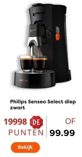 Aanbieding: Senseo Select diep zwart
