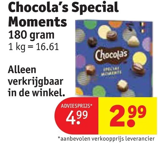 Promotie: Chocola's Chocola's Special Moments