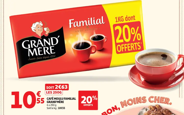 Offre: Café moulu Familial