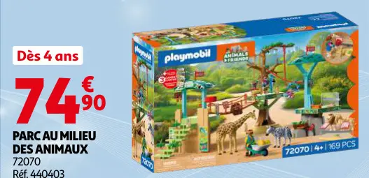 Offre: Parc au milieu des animaux