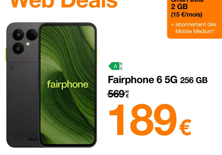 Offre: Fairphone 6 5G