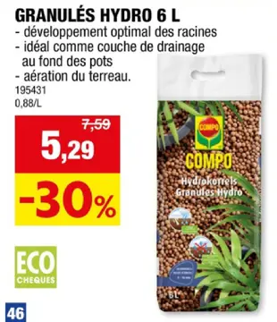 Offre: Granulés hydro