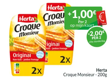 Promotie: Croque Monsieur