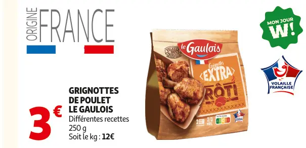 Promotie: Grignottes de poulet