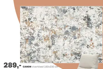 Aanbieding: Vloerkleed Canon 160x230 cm