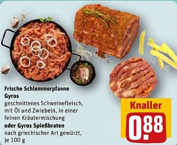 Aanbieding: Frische Schlemmerpfanne Gyros