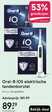 Aanbieding: Oral-B iO5 elektrische tandenborstel