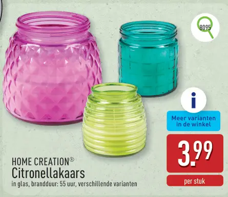 Promotie: Citronellakaars