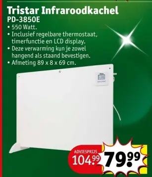 Promotie: Infraroodkachel
