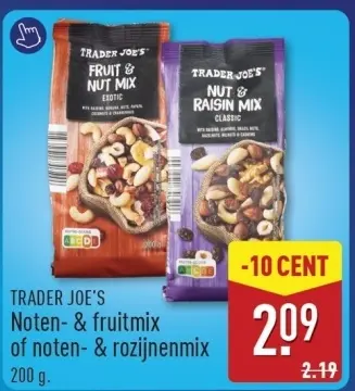 Aanbieding: Noten- & fruitmix of noten- & rozijnenmix
