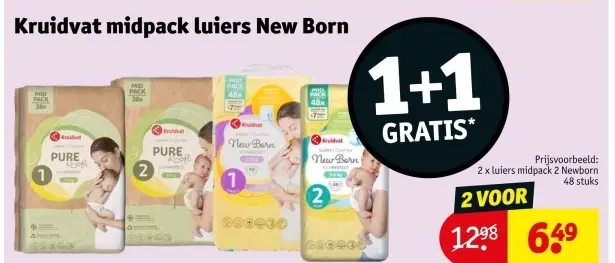 Promotie: Midpack luiers New Born