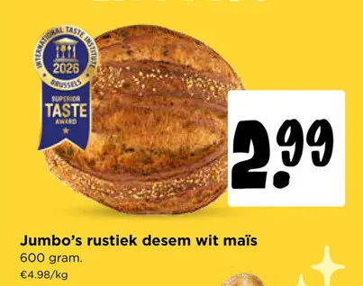 Promotie: Rustiek desem wit maïs