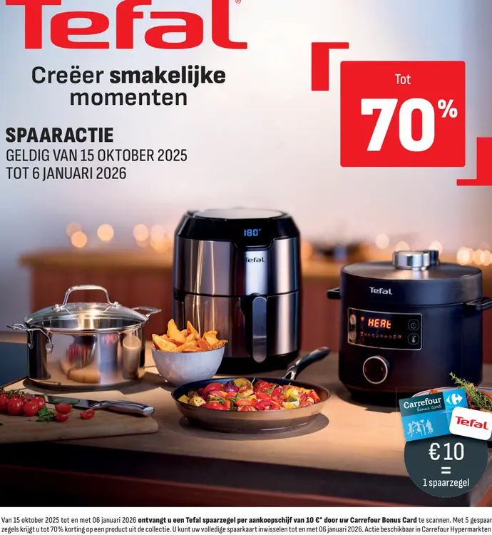 Promotie: Tefal Spaaractie