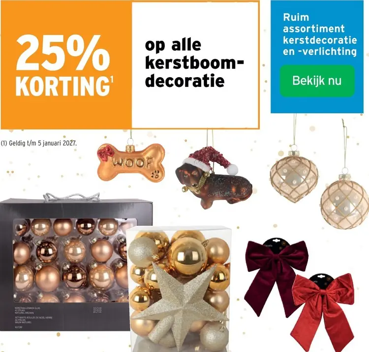 Promotie: Kerstboomdecoratie