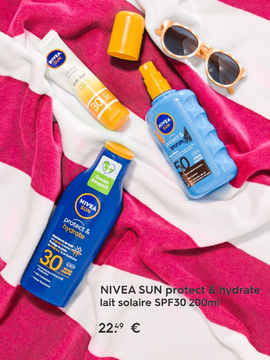 Offre: NIVEA SUN protect & hydrate lait solaire SPF