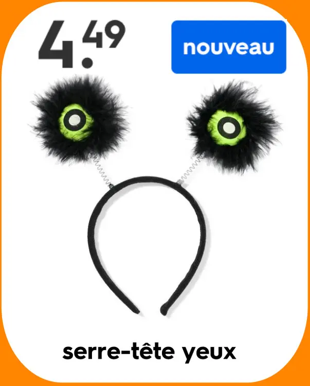 Offre: serre-tête yeux