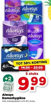 Aanbieding: Always Dameshygiëne