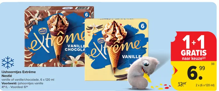 Promotie: IJshoorntjes Extrême
