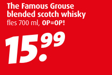 Aanbieding: The famous grouse blended scotch whisky
