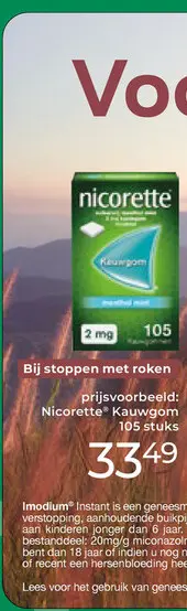 Aanbieding: Nicorette Kauwgom