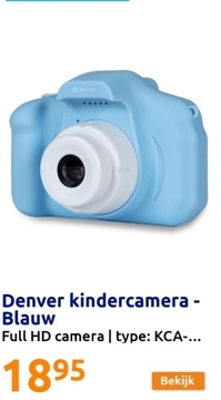 Aanbieding: Denver kindercamera - Blauw