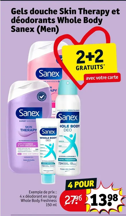Offre: Gels douche Skin Therapy et déodorants Whole Body