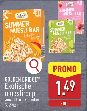 Promotie: Exotische mueslireep
