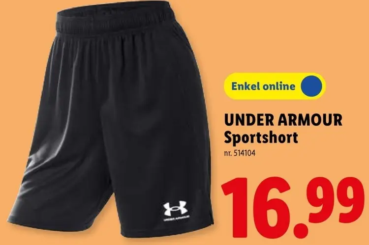 Promotie: UNDER ARMOUR sportshort
