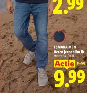 Aanbieding: Heren jeans slim fit