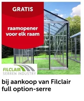 Aanbieding: Filclair full option-serre