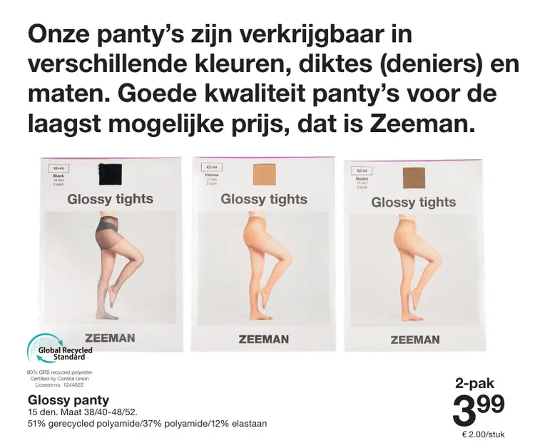 Aanbieding: Glossy panty
