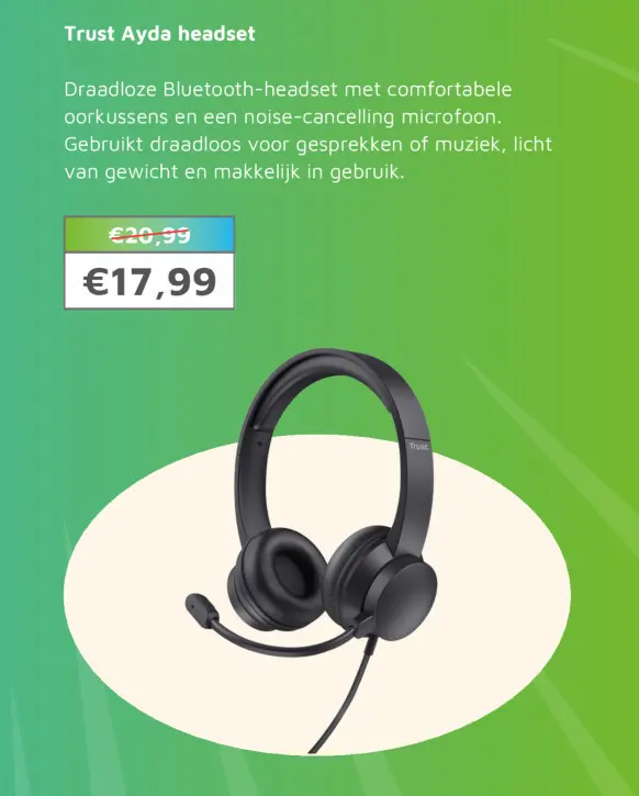 Aanbieding: Trust Ayda headset