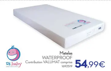 Offre: Matelas WATERPROOF