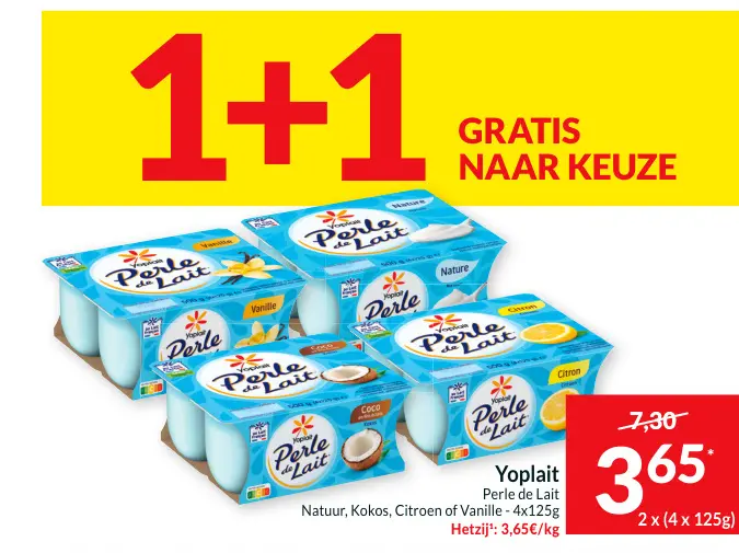 Promotie: Perle de Lait