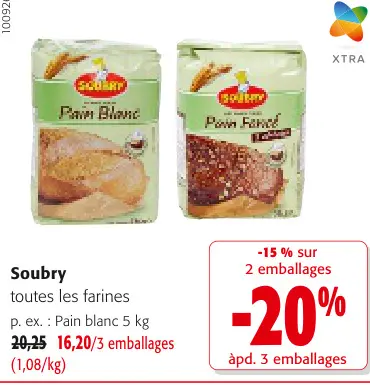 Offre: toutes les farines
