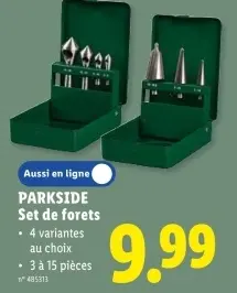 Offre: Set de forets