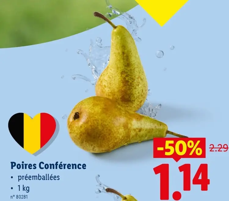 Offre: Poires Conférence